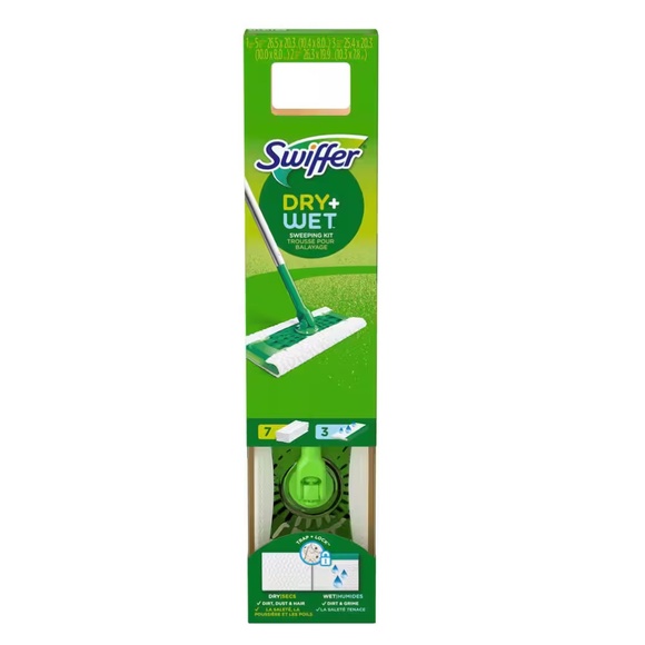 Swiffer Dry + Wet Sweeping Kit New - Picture 2 of 7